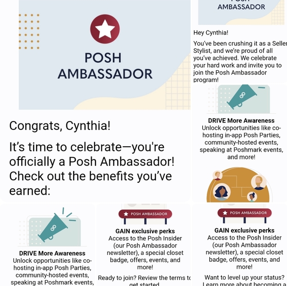 ❤️MEET YOUR POSHER❤️ ❤️ Cynthia       HandMade by CLG - Picture 2 of 2